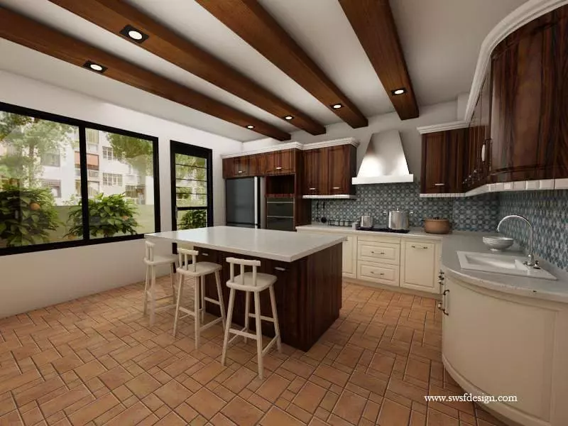 鄉村風廚房設計